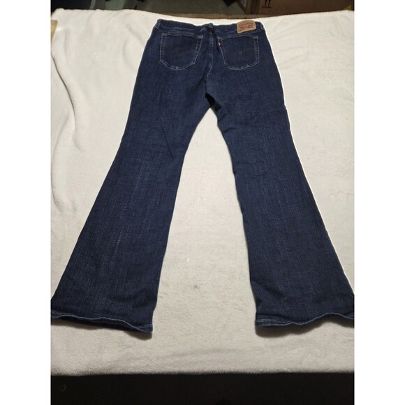 Levi's Women's 725 High Rise Bootcut Jeans Tag Size 33x32 Blue Denim - Picture 2 of 13